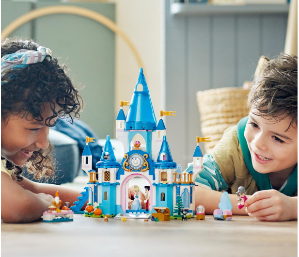 LEGO Disney Princess 43206 Zamek Kopciuszka i księcia z bajki - 1040625 - zdjęcie 2